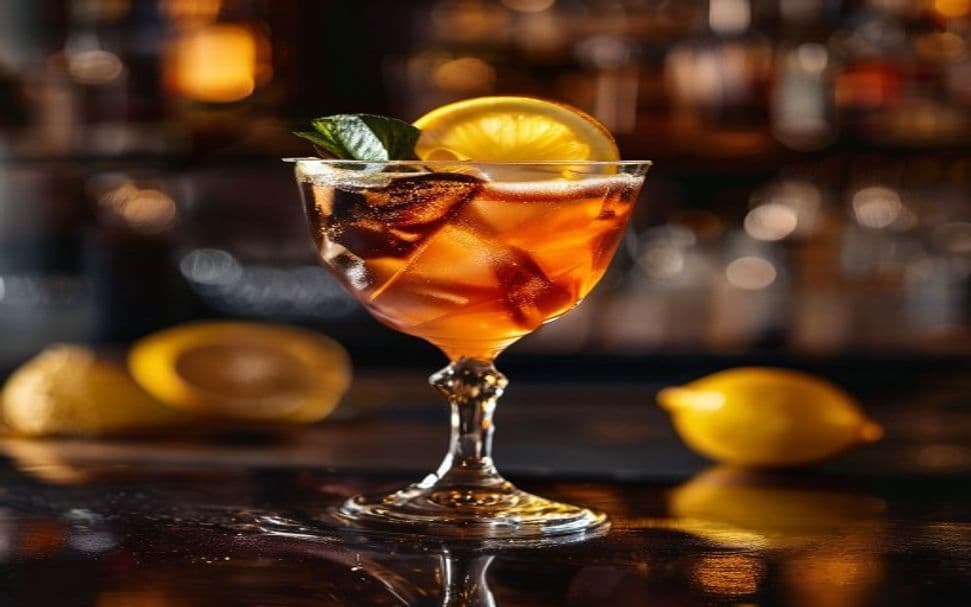 Handcrafted signature cocktail